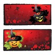 Halloween banners set