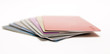 the stack of cards