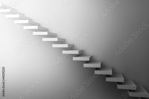 Illustration: light stairway. light stairway.