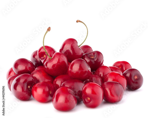 Photo: cherry berries pile cherry berries pile
