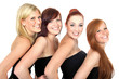 Vier junge Damen