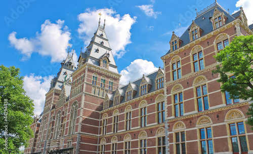 Photo: Rijksmuseum in Amsterdam. Netherlands Rijksmuseum in Amsterdam. Netherlands