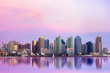 Lovely San Diego Skyline At Su...
