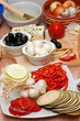 Photo: Variety of food on the table Variety of food on the table