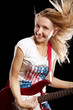 Woman Playing the Guitar
