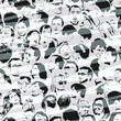 Vektor: Crowd Seamless Background Crowd Seamless Background