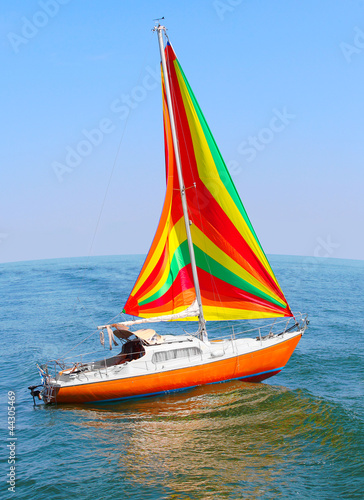 Photo: The sail boat. The sail boat.