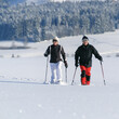 fröhliche Schneeschuhtour