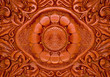 Ornament on the old door