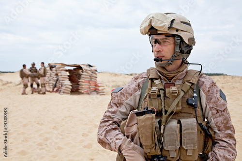 Photo: desert checkpoint desert checkpoint