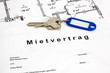 Mietvertrag mit Schlüßel