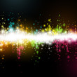 Vector illustration of a music equalizer wave