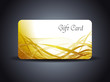 abstract beautiful gift card design