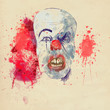 spooky halloween clown