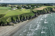 Foto: Plage de Trezmalaouen vue du ciel, Kerlaz, Finistère Plage de Trezmalaouen vue du ciel, Kerlaz, Finistère