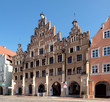 Hausfassaden in Landshut