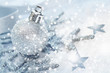 Cold wintery Christmas background