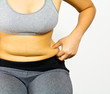 Fat female body part 
