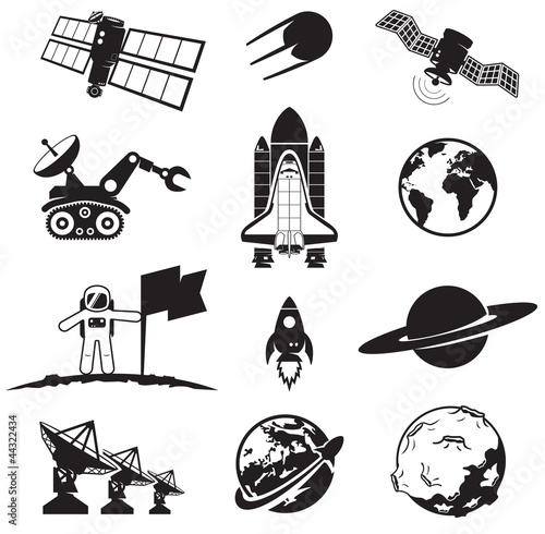 Vector: Space collection Space collection