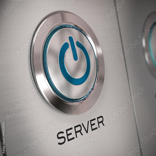 Illustration: data server, web hosting service data server, web hosting service