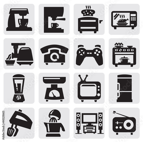 Vector: home appliance set home appliance set