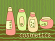 cosmetics bottle set