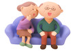 grandfather with grandmother