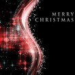 Illustration: fantastic christmas wave design with snowflakes and stars fantastic christmas wave design with snowflakes and stars