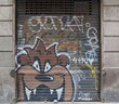 Graffiti, Barcelona, Spanien