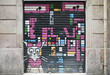 Graffiti, Barcelona, Spanien