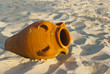 Amphora on the sand