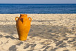 Amphora on the sand