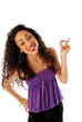 Girl exuberant and dynamic 072