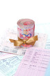 Money (Renminbi) and passbook
