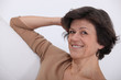 Content mature woman