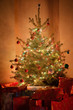 Photo: Christmas tree at night Christmas tree at night