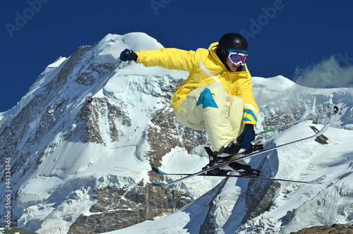 Photo: Frre rider and the high glaciers Frre rider and the high glaciers