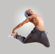 young man dancing hip hop