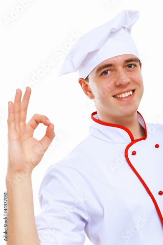 Photo: Young cook preparing food Young cook preparing food
