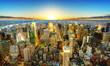 Foto: Crépuscule sur New York. Crépuscule sur New York.
