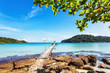 Photo: Old wooden pier in the sea Old wooden pier in the sea