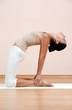 woman in a traditional yoga pose