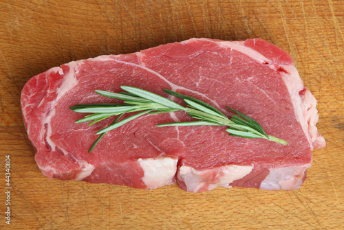 Photo: Raw Sirloin Beef Steak Raw Sirloin Beef Steak