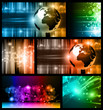 Hitech Abstract Business Backgrounds Collection