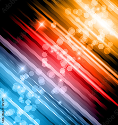 Vector: Abstract Glow of Lights background with rainbow colors Abstract Glow of Lights background with rainbow colors