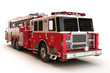 Firetruck on a white background.