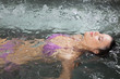 Woman Relaxing In Jacuzzi