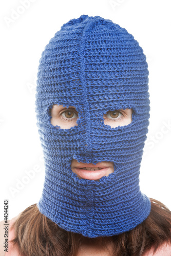 Photo: Woman in balaclava Woman in balaclava
