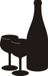 pictogramme bouteille de vin
