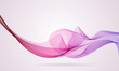 Pink And Violet Smoky Wave Bac...